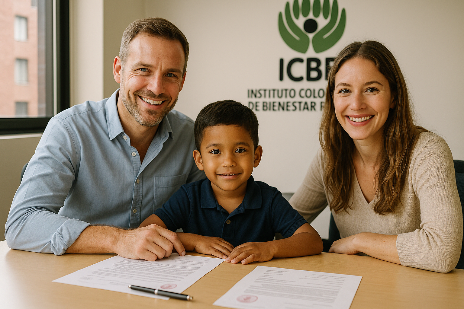 ¿Qué es la adopción internacional según la ley colombiana?